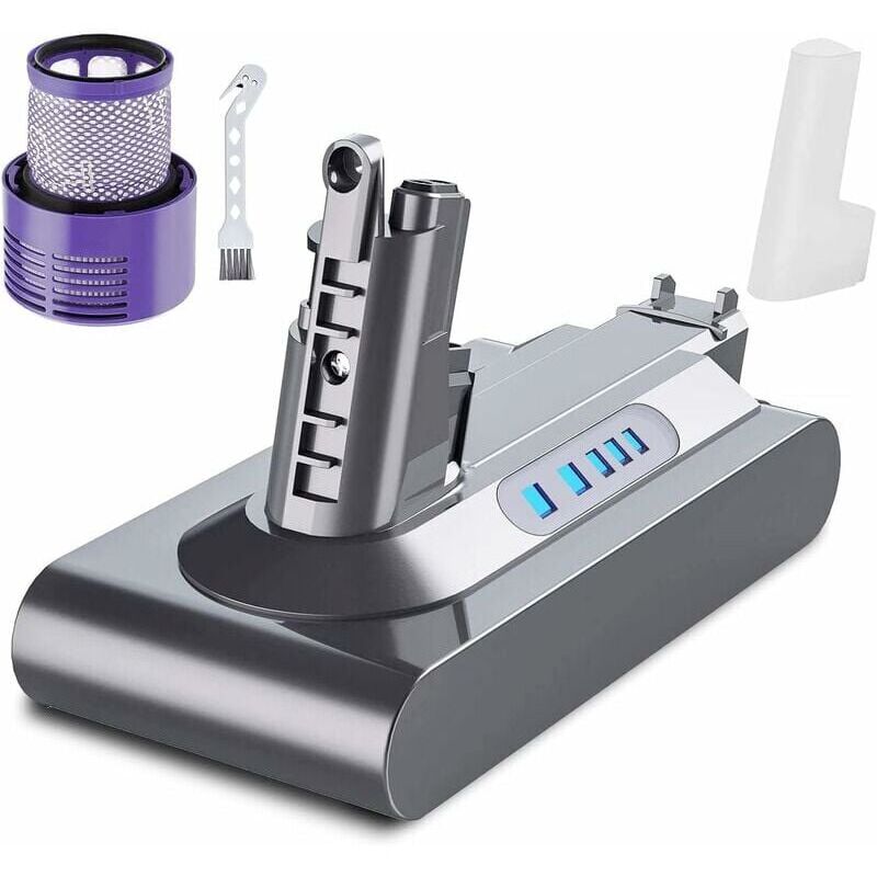 foto del prodotto batteria di ricambio per aspirapolvere dyson v10, 25,2 v, 3900 mah, per dyson v10 animal, sv12, v10 absolute, v10 mot rhead, v10 fluffy, v10 total
