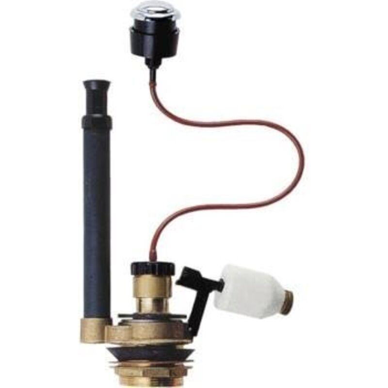 foto del prodotto batteria di scarico in ottone con pulsante e kit per monoblocco 1000.212 tremolada