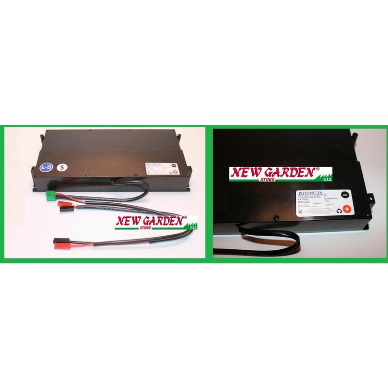 foto del prodotto batteria doppia litio ioni robot rasaerba originale stiga ambrogio 1126 9121 01