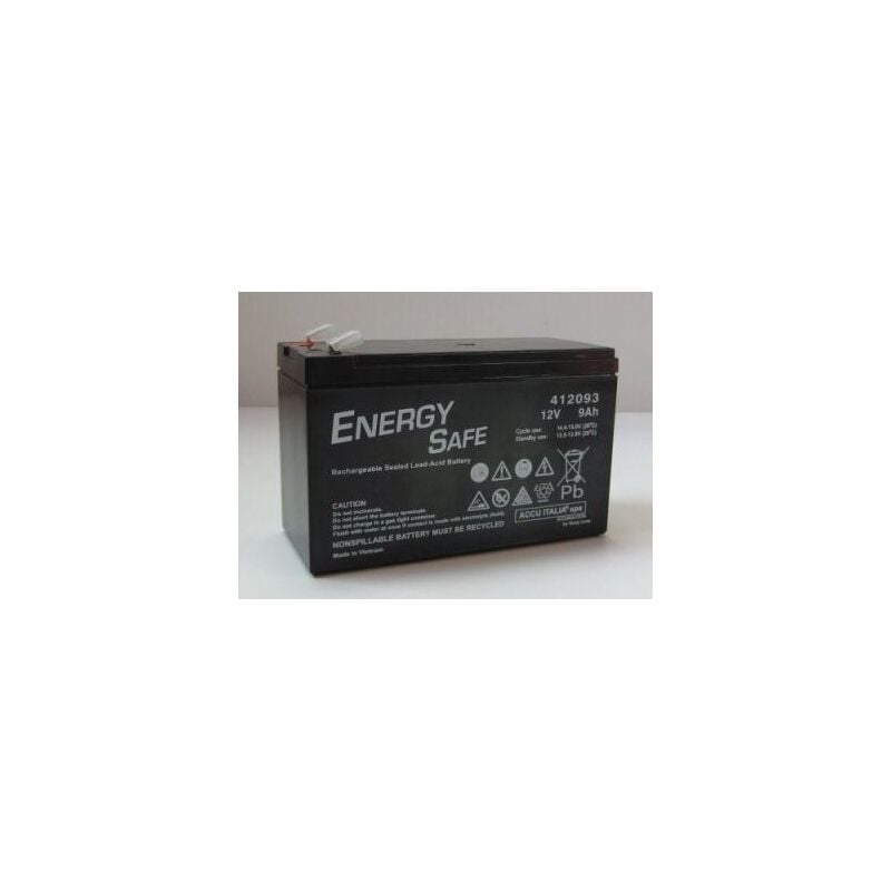 foto del prodotto batteria ermetica al piombo energy safe 12v 9ah 412093 gruppo di continuita 
