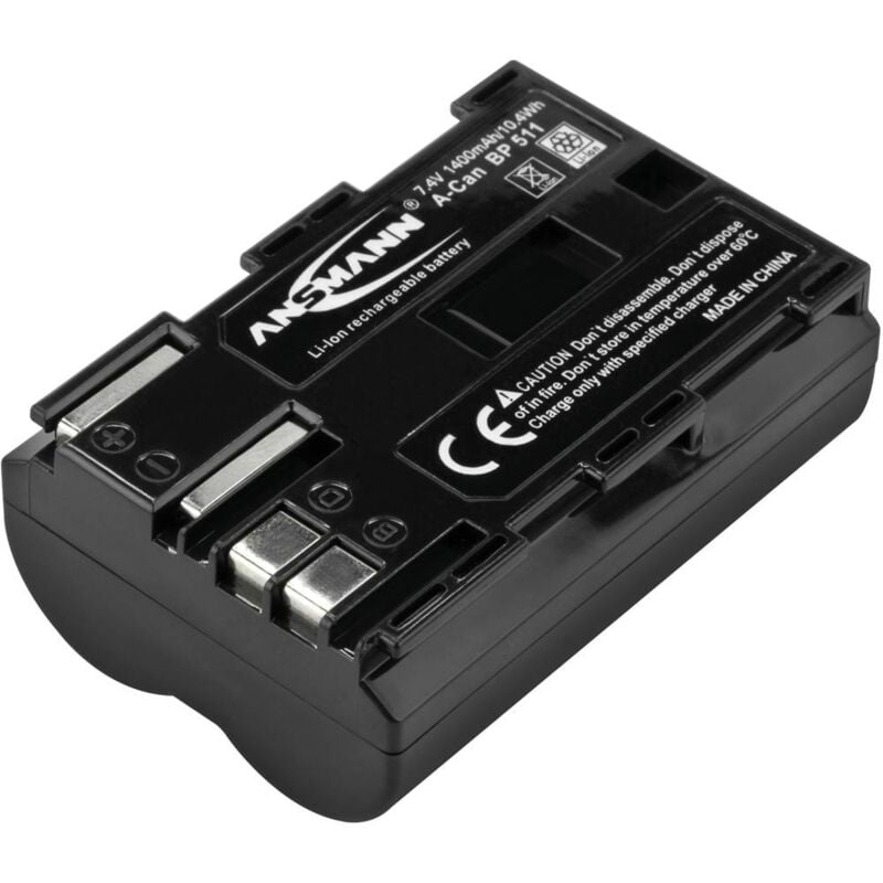 foto del prodotto batteria esterna li ion per canon eos 10d, 20d, 300d, d30, d60 powershot g1, g2, g3, g5, g6, pro1, pro90 is ansmann