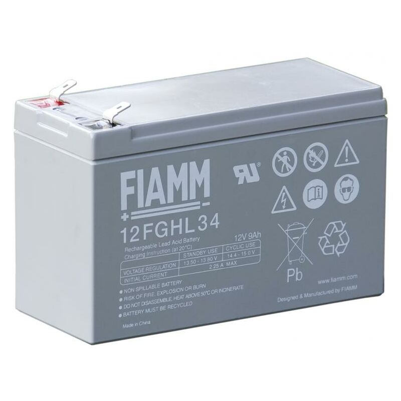 foto del prodotto batteria fiamm 12fghl34 ex fghl20902 scarica rapida 12v 8,4ah