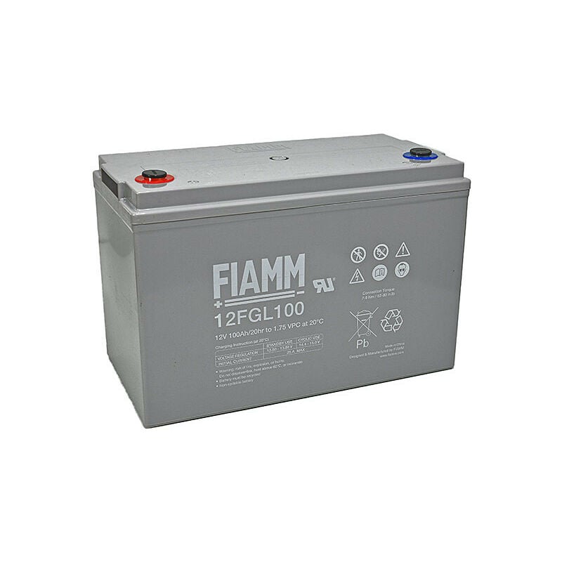 foto del prodotto batteria fiamm 12fgl100 12v 100ah