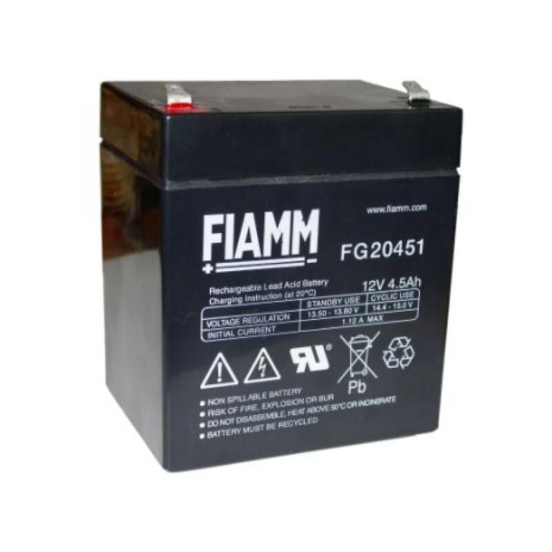 foto del prodotto batteria fiamm fg20451 12v 4,5ah