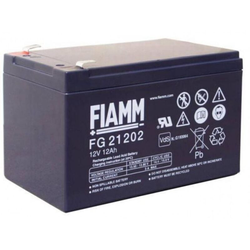 foto del prodotto batteria fiamm fg21202 12v 12ah