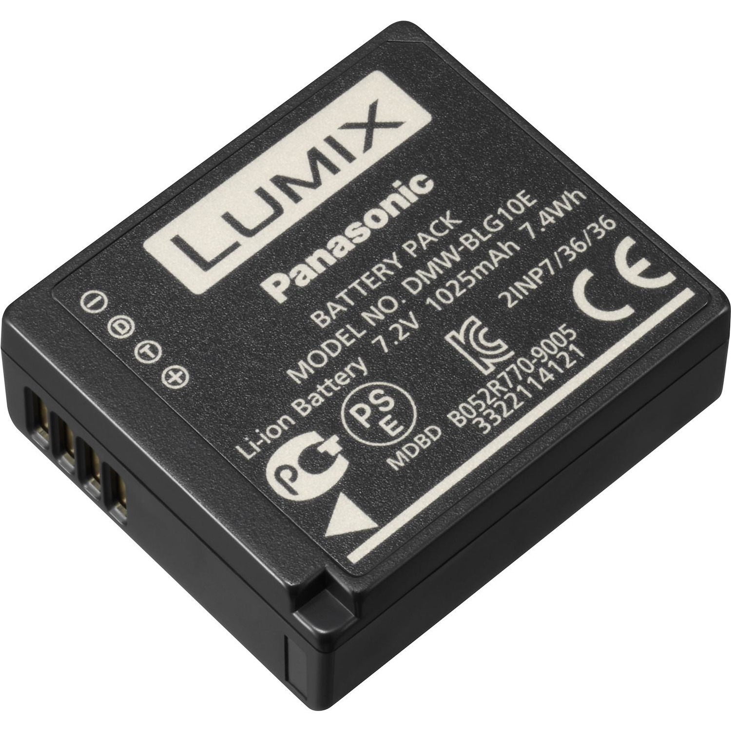foto del prodotto batteria fotocamera panasonic dmw blg10e lumix