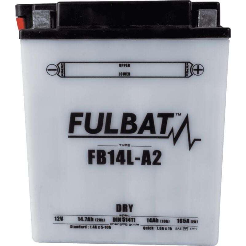 foto del prodotto batteria fulbat per trattorini tagliaerba da 12v 14ah con acido