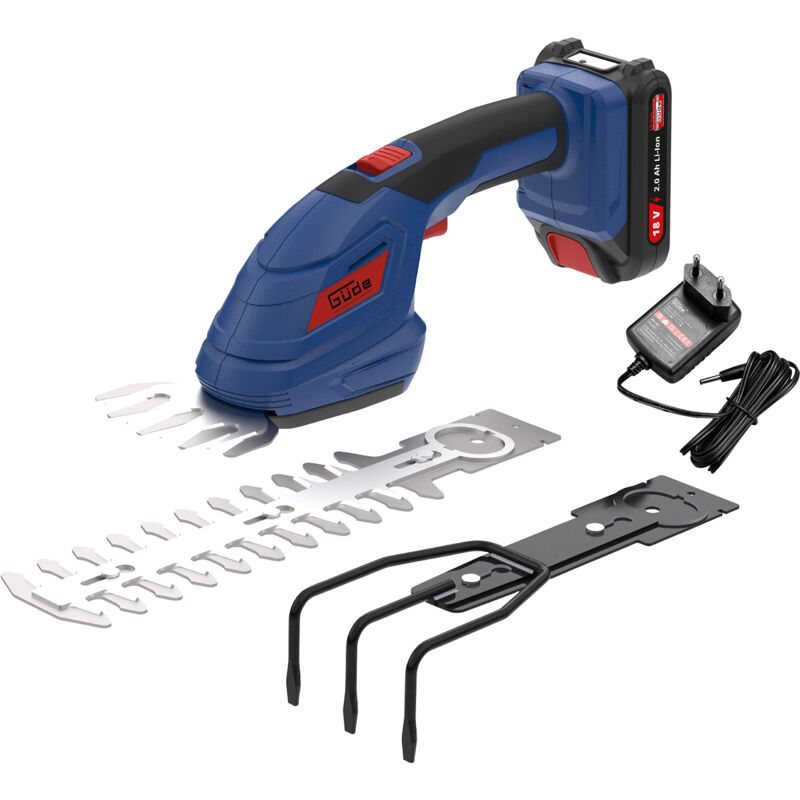 foto del prodotto batteria gps 18 201 05 18 v, attacco per cesoie per siepi cespugli , blu, nero, rosso g de