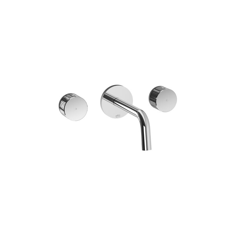 foto del prodotto batteria incasso lavabo 3 fori con bocca l. 245 mm paffoni serie jo jo008cr cromato ottone