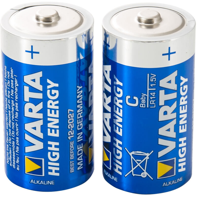 foto del prodotto batteria mezza torcia long life blister 2pz alcalina varta