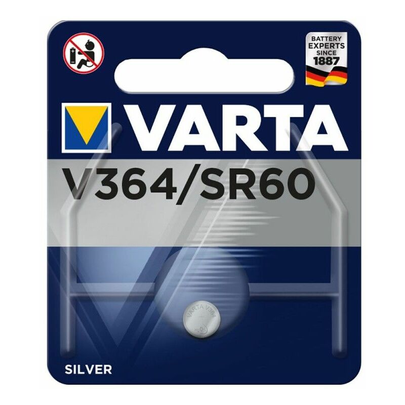 foto del prodotto batteria micro a bottone varta sr60 v364 1,55v blister 1 pz 6,8x2,15mm