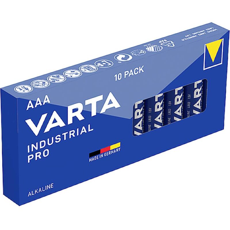 foto del prodotto batteria ministilo aaa alcalina manganese 1220 mah 1.5 v 10 pz. varta