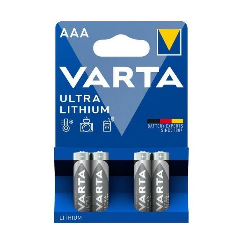 foto del prodotto batteria ministilo aaa varta li-ion 1,5v 4 pezzi - 06103301404