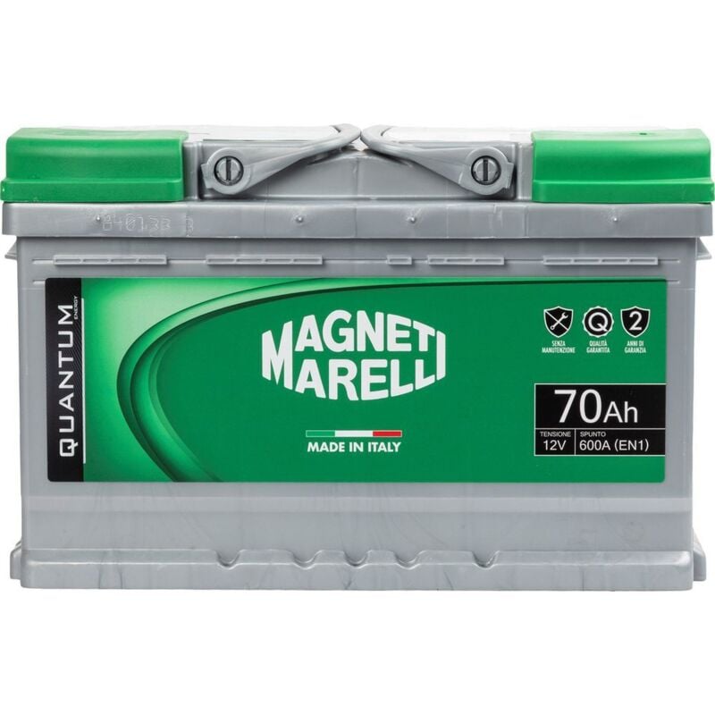 foto del prodotto batteria per auto 70ah 12v 600a en1 per cassetta l3b magneti marelli