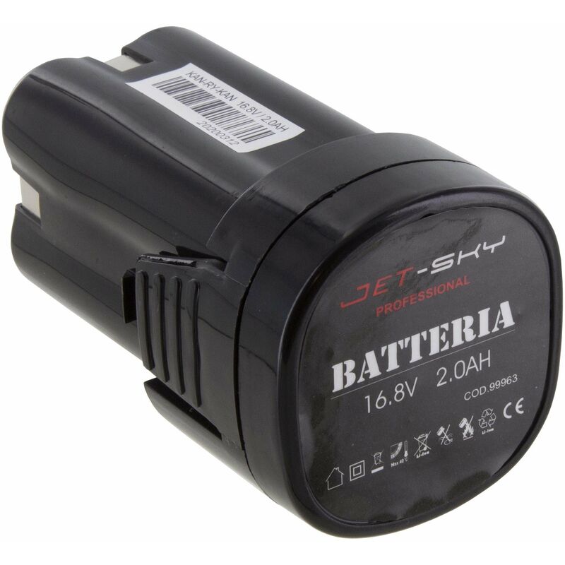 foto del prodotto batteria per forbici 16,8v 2.0ah