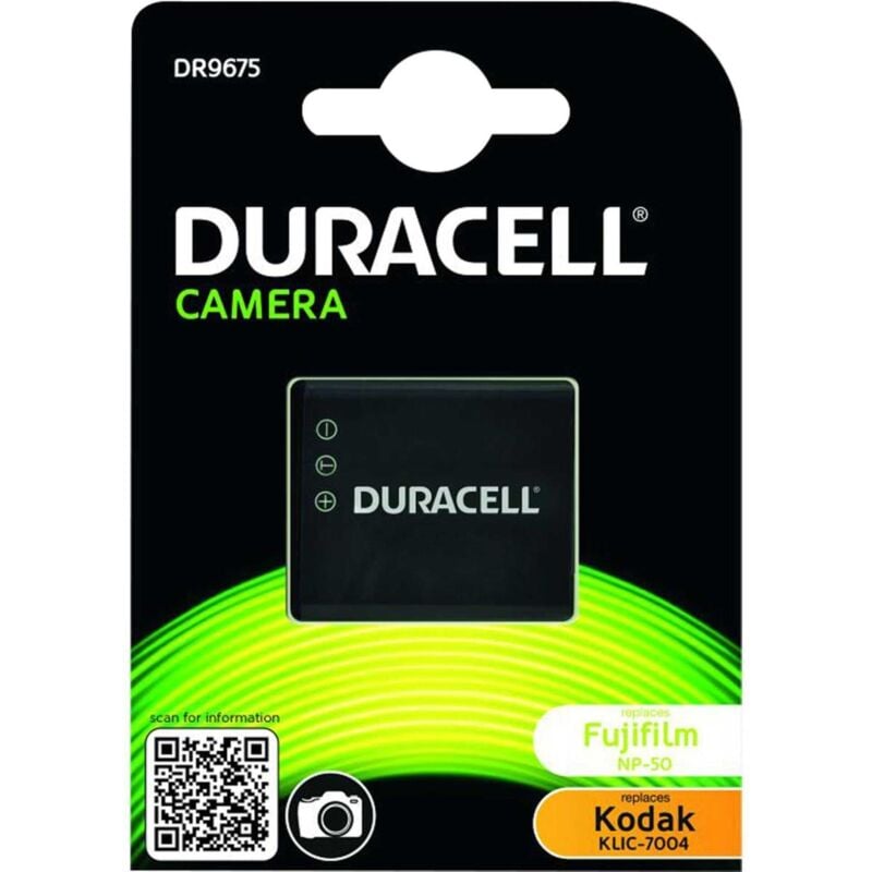 foto del prodotto batteria per fotocamera li ion 770 mah per kodak zi8 pocket easyshare m1033, m1093 is, v1073, v1233, v1253, v1273 duracell