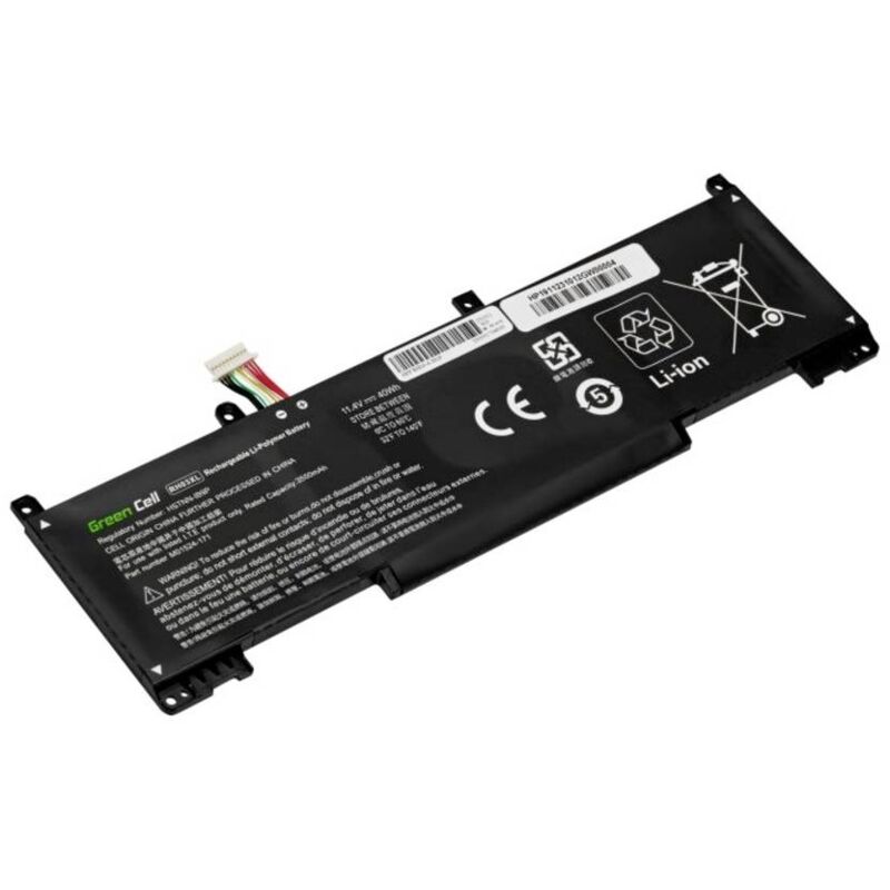 foto del prodotto batteria per notebook green cell gc hp191 11.4 v 3550 mah hp
