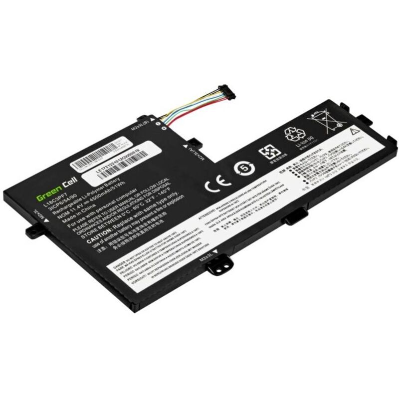 foto del prodotto batteria per notebook green cell gc le172 11.4 v 4500 mah lenovo