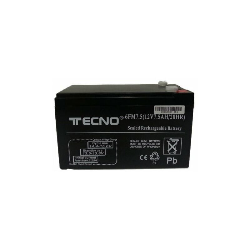 foto del prodotto batteria per ups al piombo 12v 7.5a