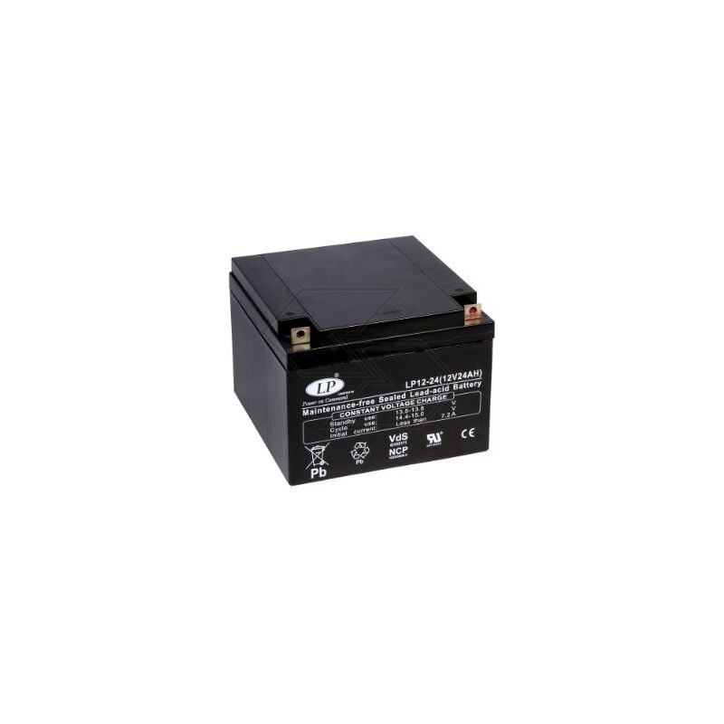 foto del prodotto batteria per vari modelli agm cb24 12 24 ah 12 v polo destra
