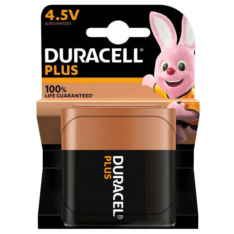 foto del prodotto batteria piatta alcalina duracell mn1203 4,5v blister da 1 pezzo 302425000