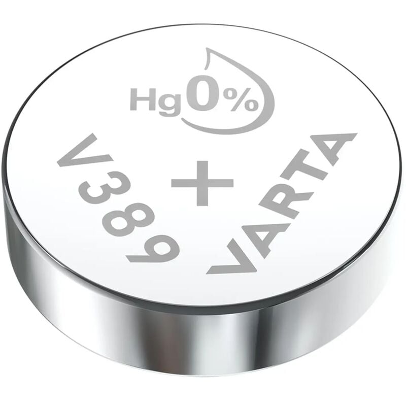 foto del prodotto batteria pila a bottone ossido argento orologio v389 390 1.55 volt