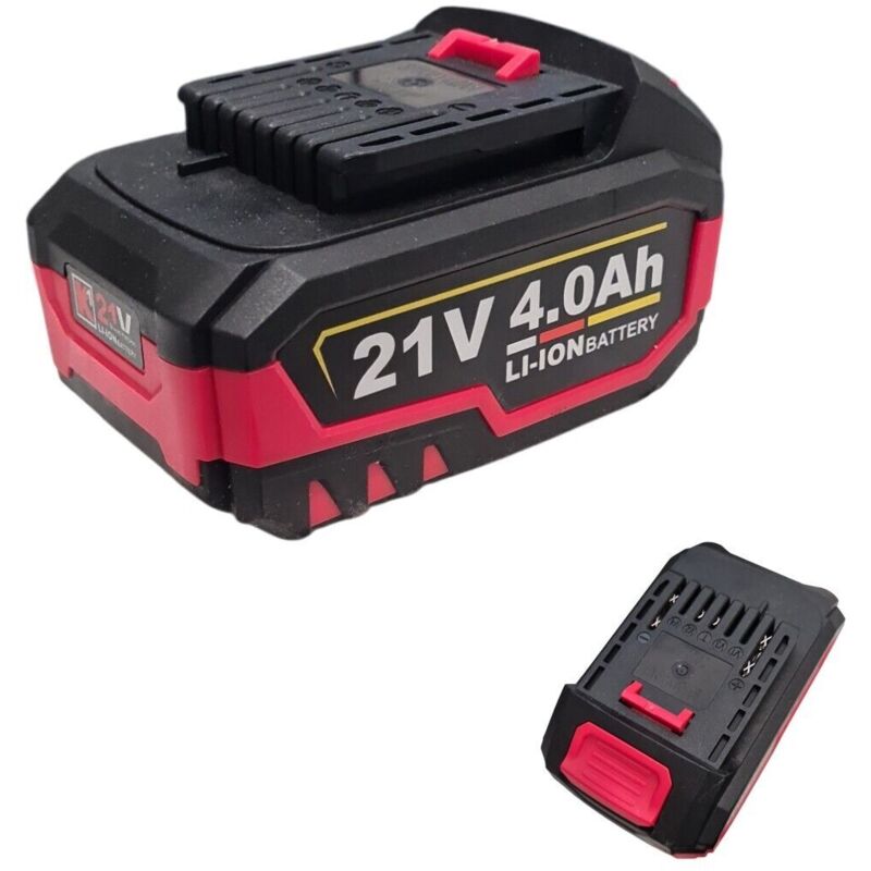 foto del prodotto batteria ricambio 21v 4.0ah per sega elettrica avvitatore giardino motosega