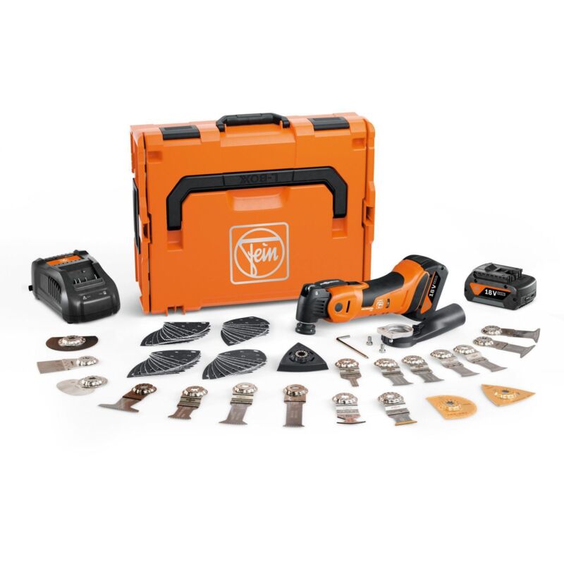 foto del prodotto batteria ricaricabile fein multimaster amm 700 max top 4,0 ah as 2x4,0 ah accessori in l boxx