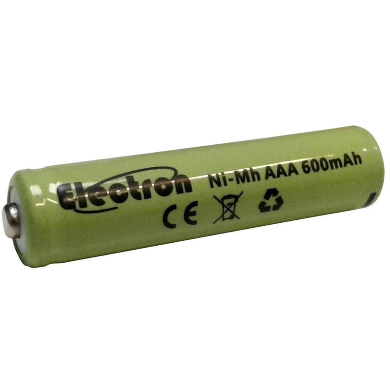 foto del prodotto batteria ricaricabile ni mh ministilo aaa 1,2v 600mah