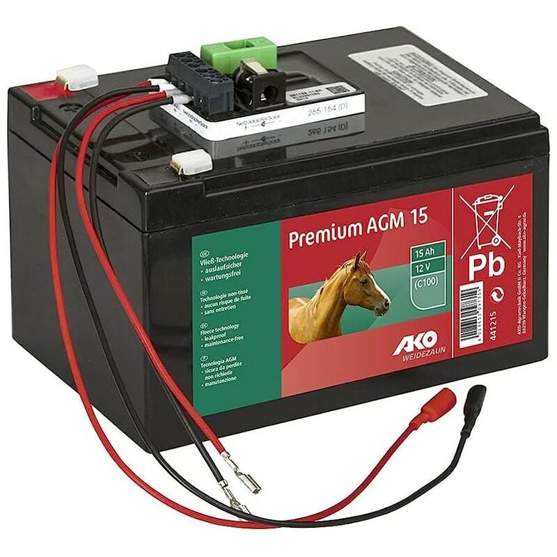 foto del prodotto batteria ricaricabile premium agm 12 volt 15 ah