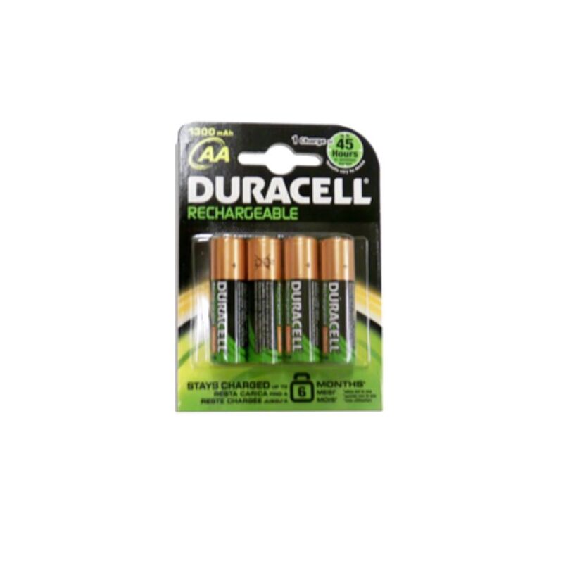 foto del prodotto batteria ricaricabile stilo aa nimh 1300 mah 1.2 v 1 pz. duracell
