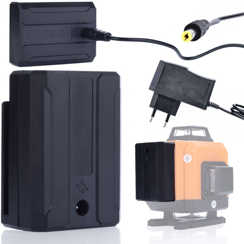 foto del prodotto batteria rosfix per livello laser rosfix caricabatterie per batteria livello laser rosfix