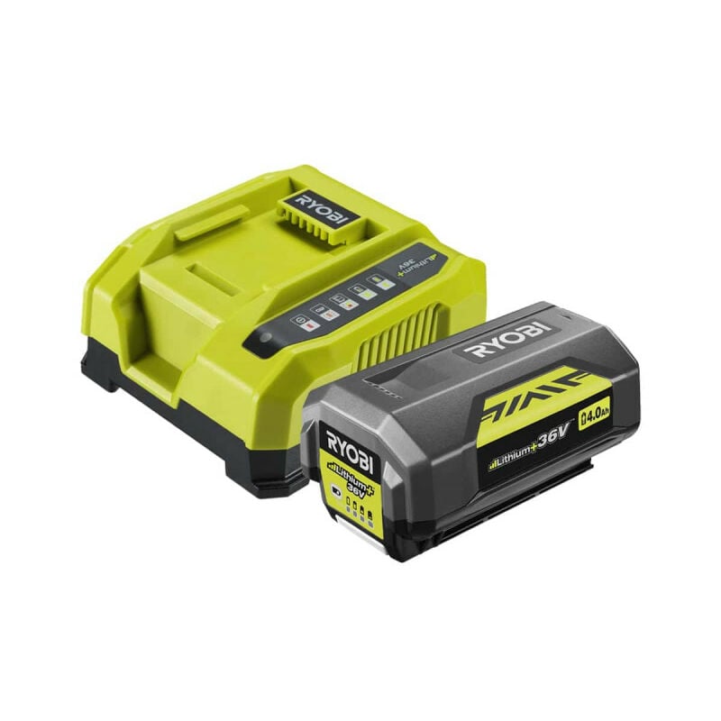 foto del prodotto batteria ryobi 36v lithiumplus 4,0 ah 1 caricatore rapido ry36bc60a 140