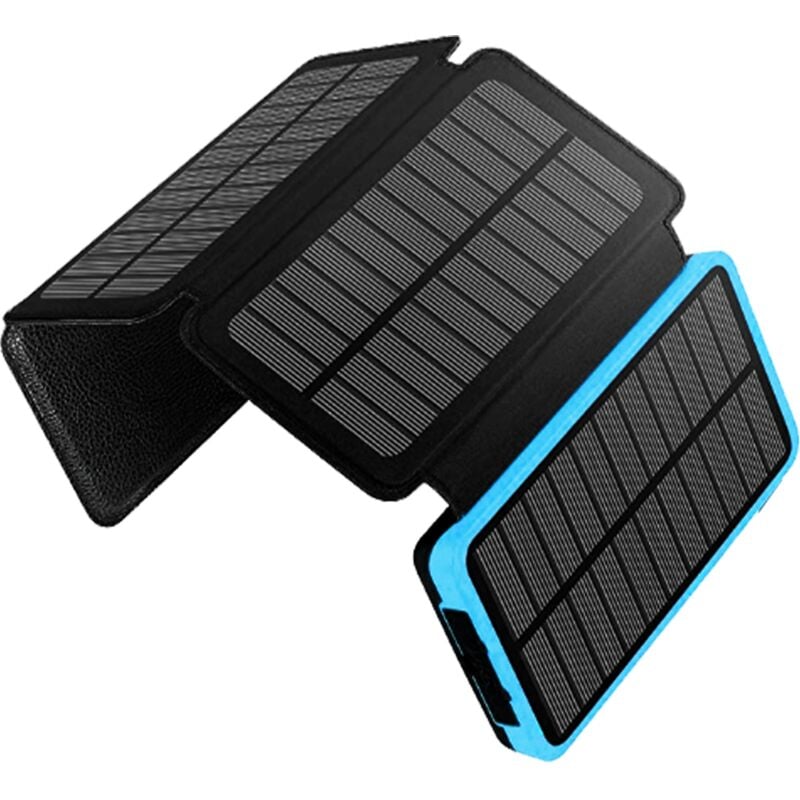 foto del prodotto batteria solare con quattro pannelli solari