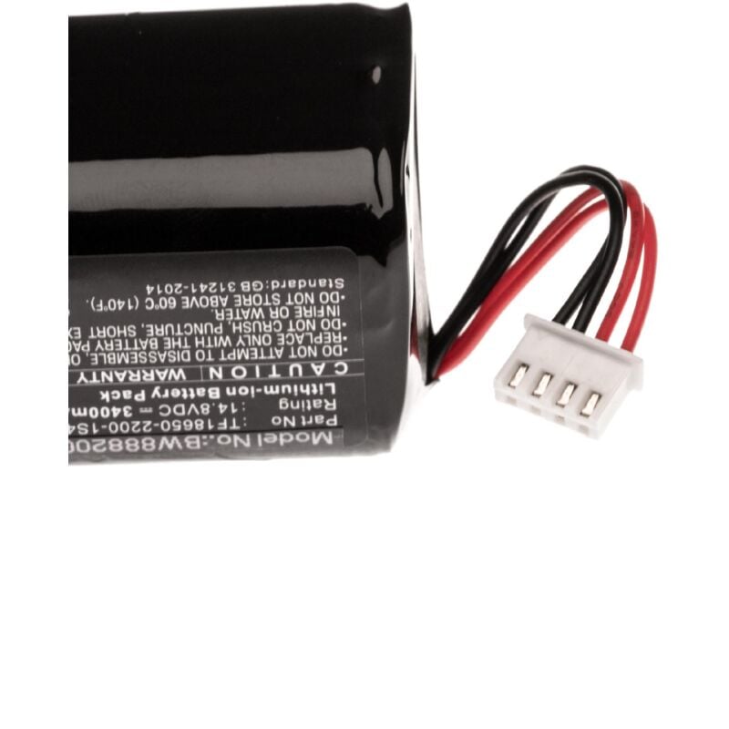 foto del prodotto batteria sostituisce audio pro tf18650 2200 1s4pb per casse, altoparlanti, speaker 3400mah, 14,8v, li ion vhbw