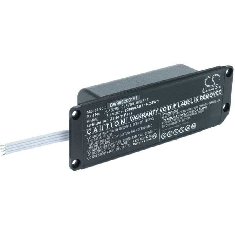 foto del prodotto batteria sostituisce bose 088772, 088789, 088796 per casse, altoparlanti, speaker 2200mah, 7,4v, li ion vhbw