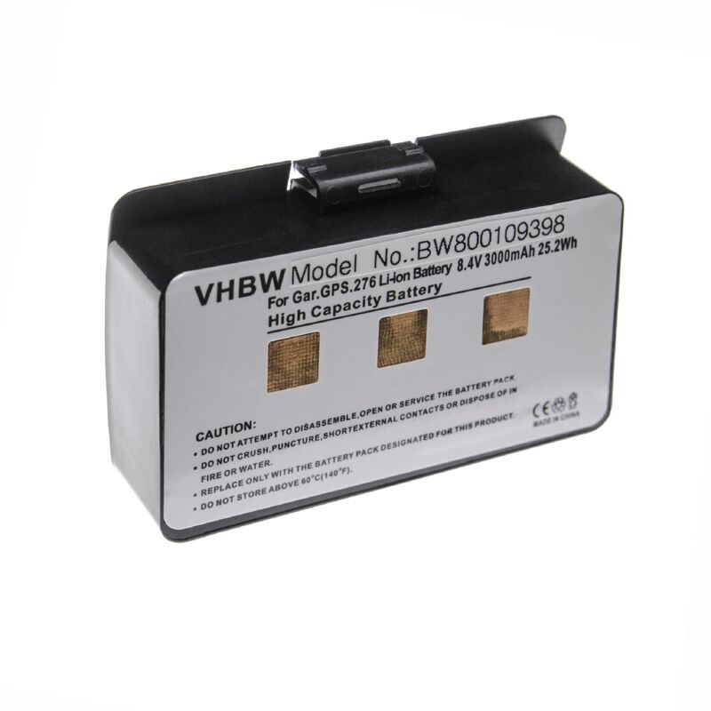 foto del prodotto batteria sostituisce garmin 010 10517 00, 010 10517 01, 011 00955 00, 01070800001 per navigatore gps 3000mah, 7,4v, li ion vhbw