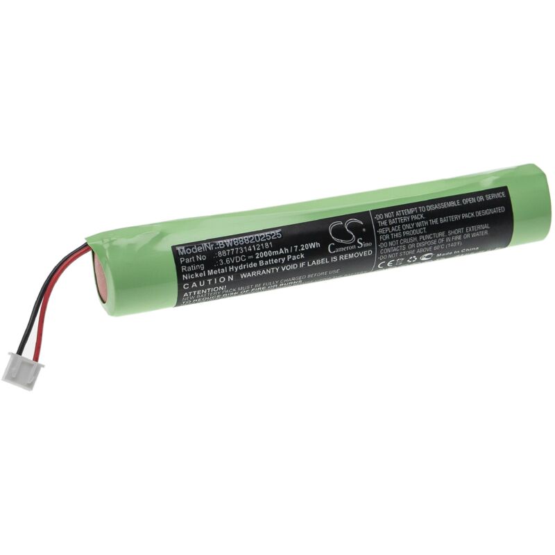foto del prodotto batteria sostituisce hurricane 8877731412181 per aspirapolvere home cleaner 2000mah, 3,6v, nimh vhbw