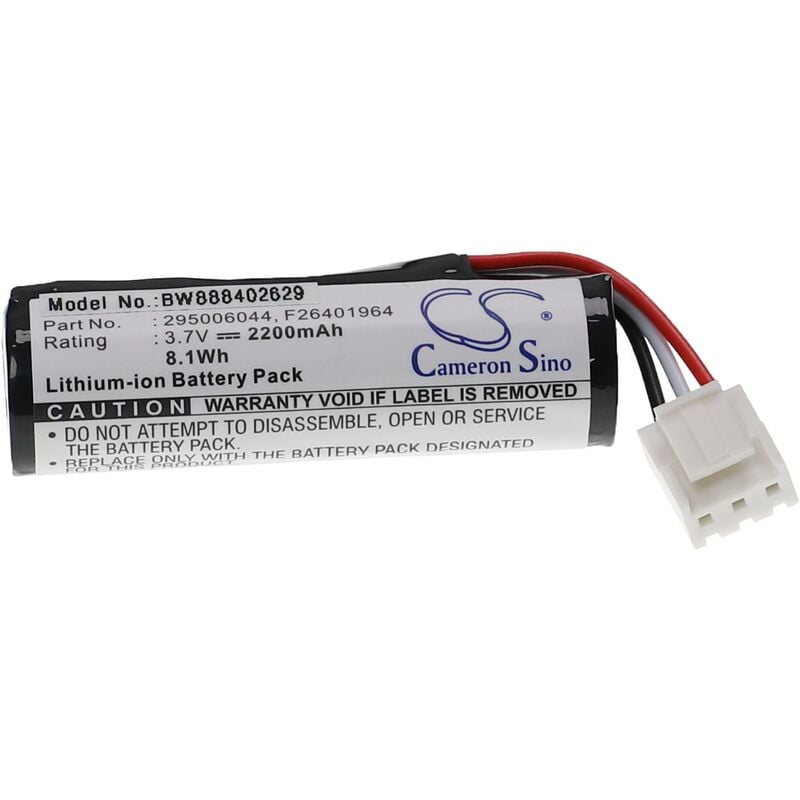foto del prodotto batteria sostituisce ingenico 296110884, 295006044, f26401964 per lettore di carte, nfc smart card reader, terminale pos 2200mah, 3,7v, li-ion