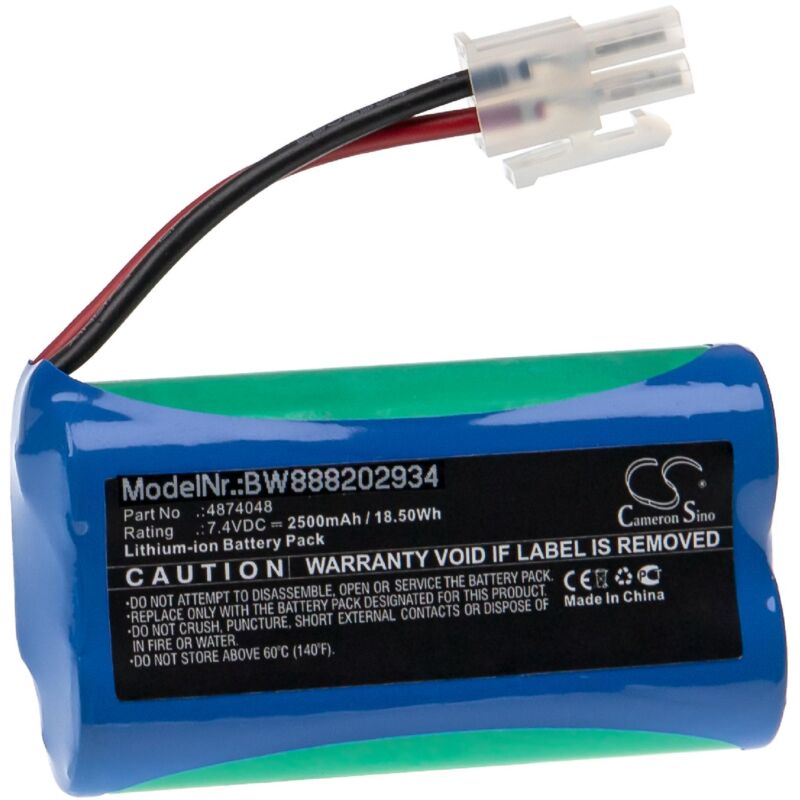 foto del prodotto batteria sostituisce severin chill 4874048 per aspirapolvere home cleaner 2500mah, 7,4v, li ion vhbw