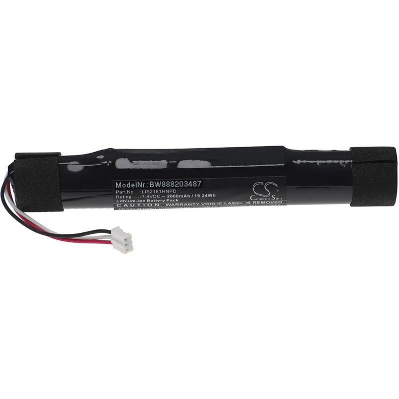 foto del prodotto batteria sostituisce sony lis2181hnpd per casse, altoparlanti, speaker 2600mah, 7,4v, li ion vhbw