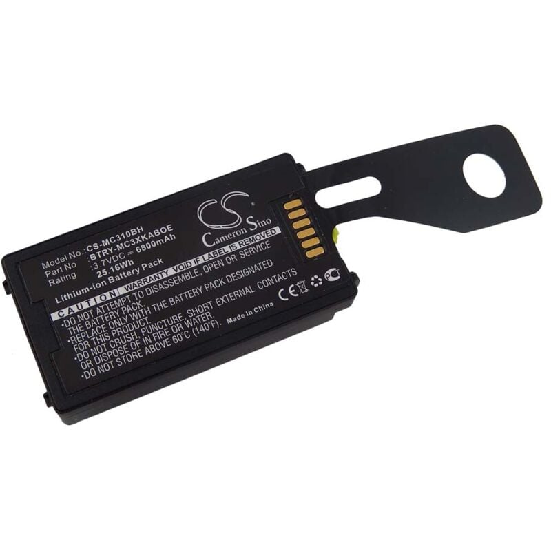 foto del prodotto batteria sostituisce symbol btry mc31kab02, 82 127909 02 per lettore di codici a barre, pos 6800mah, 3,7v, li ion vhbw