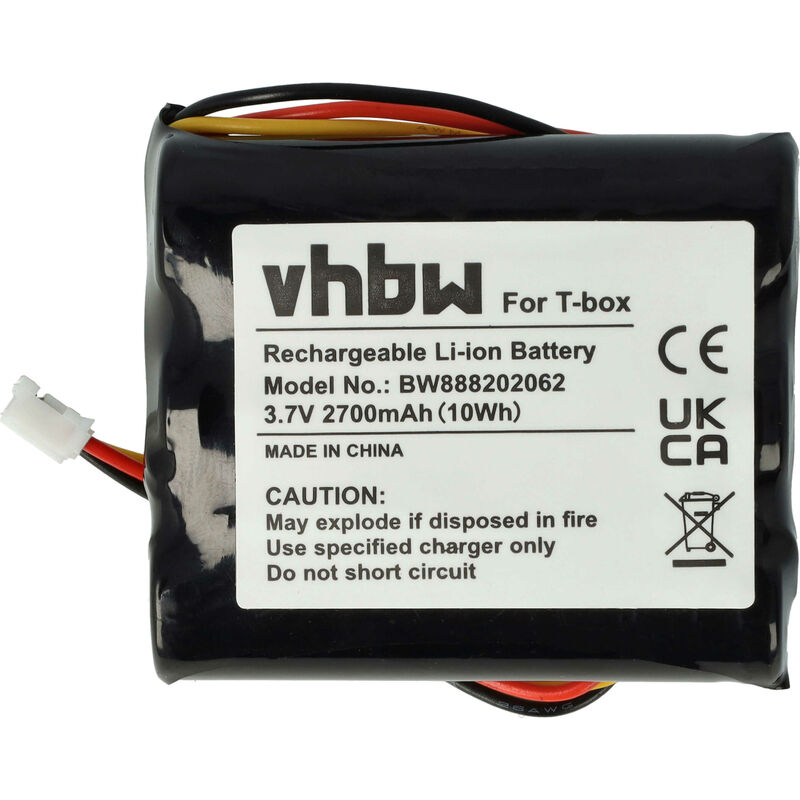 foto del prodotto batteria sostituisce tonies 50aa5s per radio raccontastorie per bambini 2700mah, 3,7v, li ion vhbw