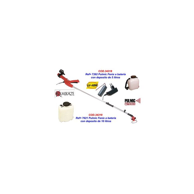 foto del prodotto batteria spruzzatore elettrico kamikaze pulmiclanza fenix tank 5l 7392