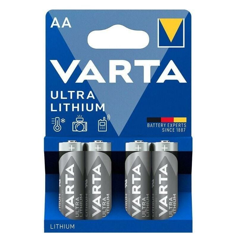 immagine 0 del prodotto batteria stilo aa varta li ion 1,5v 4 pezzi 06106301404