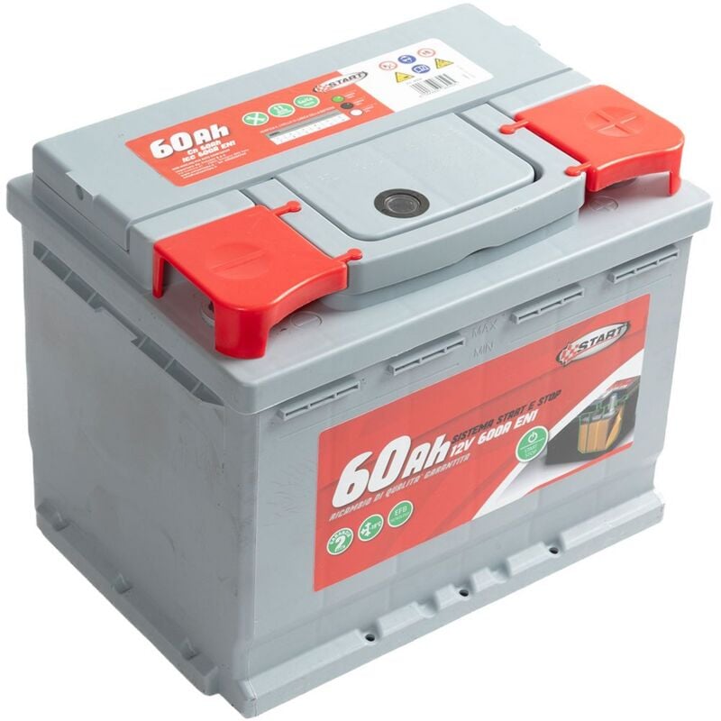 foto del prodotto batteria stop 60ah 12v 640a en1 sigillata polo positivo sinistro, efb technology start