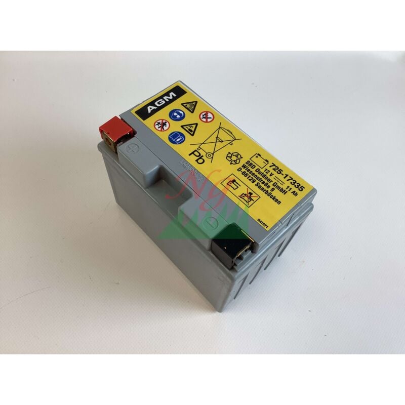foto del prodotto batteria trattorino tagliaerba rasaerba 12v 11ah originale mtd 725 17335