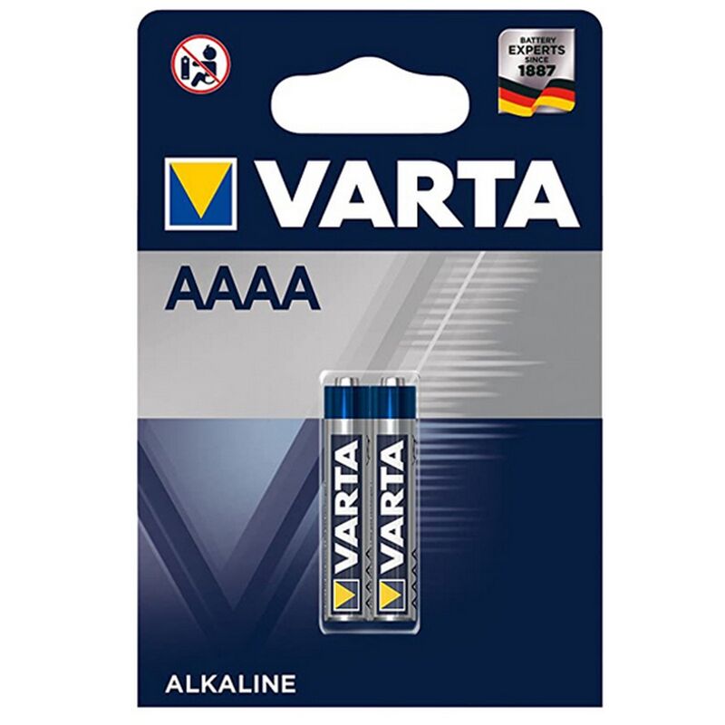 foto del prodotto batteria varta 1,5v aaaa mini alcalina confezione da 2 pile