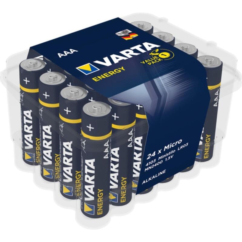 foto del prodotto batteria varta clear value aaa confezione da 24 pezzi
