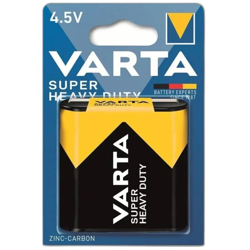 foto del prodotto batteria varta zinco carbone superlife pila 4,5 volt piatta 1 pezzo